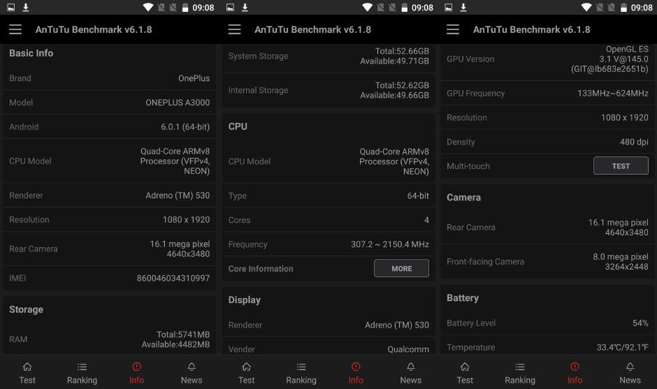 OnePlus 3 phone