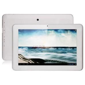 Ampe A10 3G Quad Core MSM8625Q Android 4.1 10.1 Inch Tablet PC 5MP camera GPS Bluetooth White
