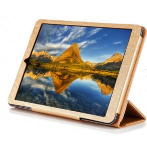 Original Cube i6 Tablet PC Leather Case Steel Wire Edge Stand Cover Gold