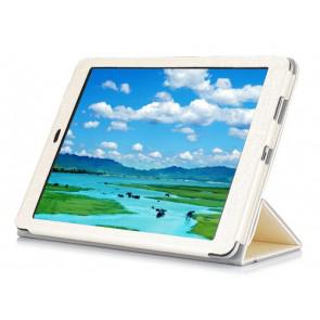 Cube T9 9.7 Inch 4G Tablet Original Steel Wire Texture Leather Case White