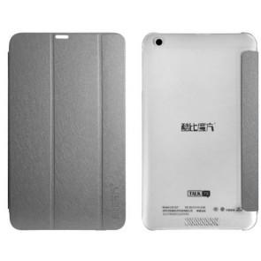 Original Cube Talk 7X Tablet Leather Case Stand Cover Grey