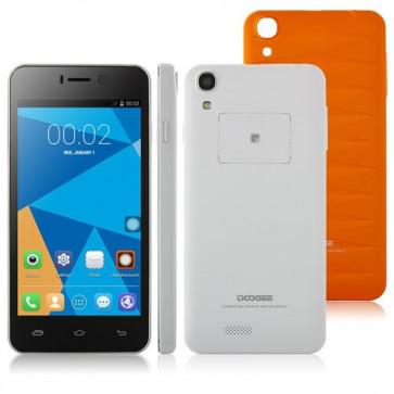 DOOGEE DG800 Android 4.4 13MP camera MTK6582 Quad Core 4.5 Inch Smartphone 8GB 3G WiFi OTG Orange Lozenge plaid