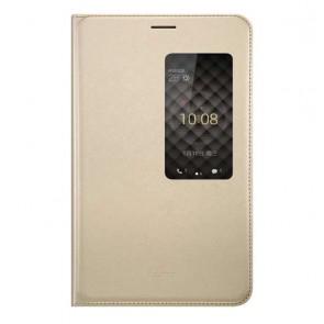Original Huawei MediaPad X2 Phone Tablet Smart Wake Leather Case Gold