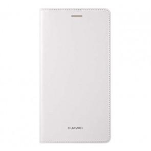 Original Huawei P8 Leather Case White