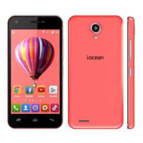 Iocean X1 Android 4.4 MTK6582M quad core 4.5 Inch Smartphone 1GB 8GB 8MP camera 3G WiFi Red