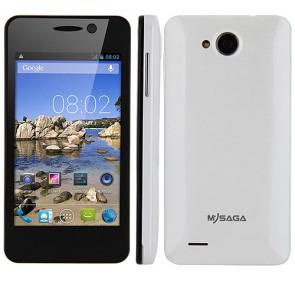 MYSAGA C1 Android 4.2 MTK6572W dual core Smartphone 4.0 Inch 3G GPS 5MP camera White