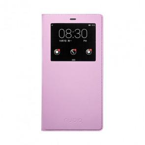 Original Nubia X6 Smartphone Flip Cover Smart Leather Case Pink