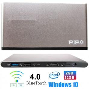 Pipo X7 Pro TV Box Intel Cherry Trail Z8300 Windows 10 2GB 32GB Mini PC Dual WIFI Bluetooth Silver & Gray