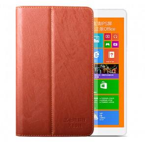 Teclast X80h Origianl PU Leather Case Bark Grain Stand Cover Brown