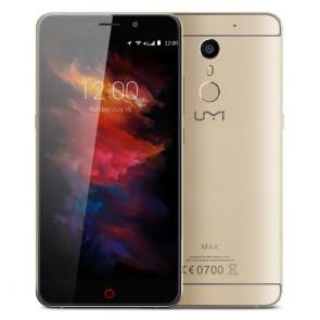 Umi Max 3GB 16GB 4G LTE Helio P10 Octa Core Android 6.0 Smartphone 5.5 Inch 13MP Camera Gold