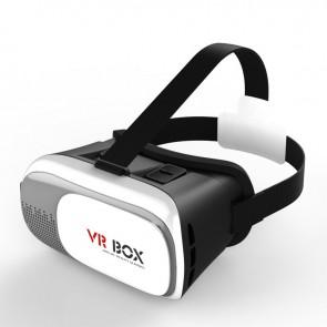  VR Box 2 Virtual Reality Goggles 3D Game Movie Headset with Bluetooth Remote Control and Toughened Glass for 3.5 - 6.0 inch Smartphones