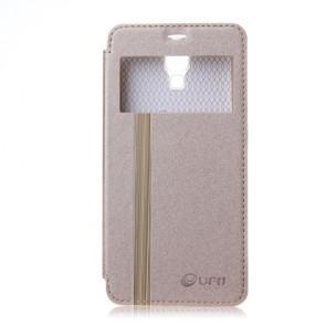 Original Leather Flip Cover Case Stand Case for XIAOMI MI4 Smartphone Golden