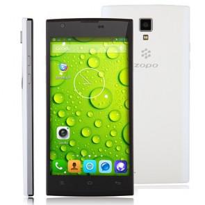 ZOPO ZP780 MTK6582 quad core Smartphone 1GB 4GB Android 4.2 5.0 Inch 8MP camera White